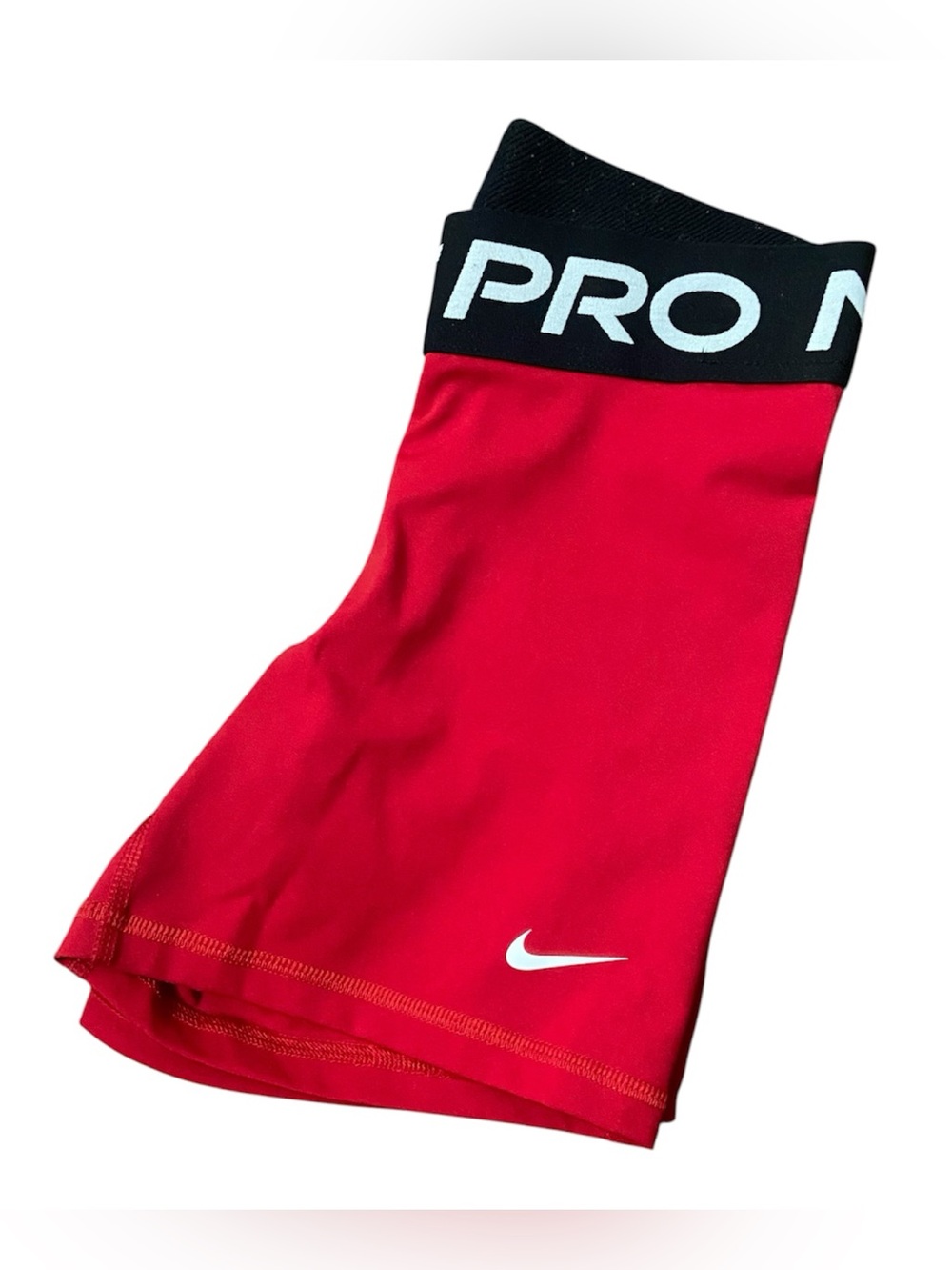 Red Nike Pros Dri-fit Athletic Workout Spandex Modest 4.5 Inseam Women’s Size XS
